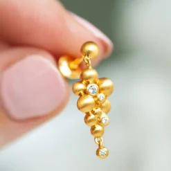 byBiehl® Danmark Guldøreringe<Pebbles Earhangers