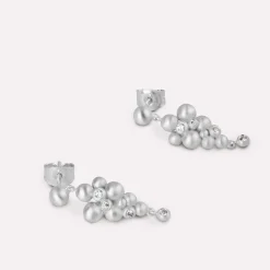 byBiehl® Danmark Sølvøreringe<Pebbles Earhangers