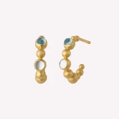 byBiehl® Danmark Guldøreringe<Pebbles Hoops Small Colors