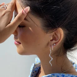 byBiehl® Danmark Sølvøreringe<Pebbles ørestikker