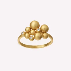 byBiehl® Danmark Guldringe<Pebbles ring