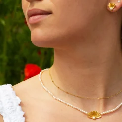 byBiehl® Danmark Perlehalskæder|Guldhalskæder<Poppy halskæde