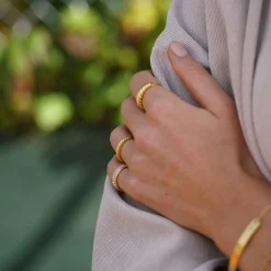 byBiehl® Danmark Guldringe<Seashell Band