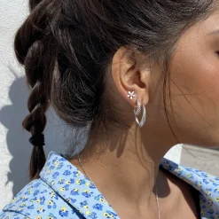 byBiehl® Danmark Sølvøreringe|Hoops<Seashell Hoops