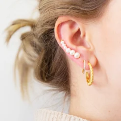 byBiehl® Danmark Guldøreringe<Seashell Hoops Large