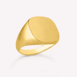 byBiehl® Danmark Guldringe<Signet Square ring