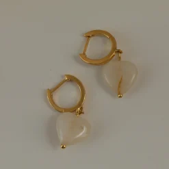 byBiehl® Danmark Guldøreringe<Soft Heart Hoop Cream
