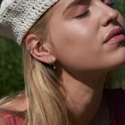 byBiehl® Danmark Sølvøreringe<Sparkle Hoops Mini Turkis