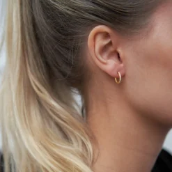 byBiehl® Danmark Guldøreringe<Sparkle Hoops Miniature