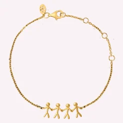 byBiehl® Danmark Guldarmbånd<Together Family 4 armbånd