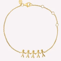 byBiehl® Danmark Guldarmbånd<Together Family 5 armbånd