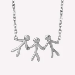 byBiehl® Danmark Sølvhalskæder<Together Family 3 halskæde