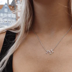 byBiehl® Danmark Sølvhalskæder<Together Family 3 halskæde