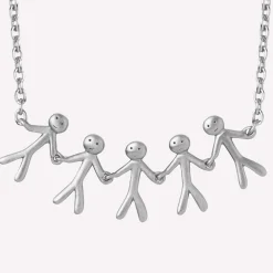 byBiehl® Danmark Sølvhalskæder<Together Family 5 halskæde