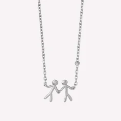 byBiehl® Danmark Sølvhalskæder<Together My Love halskæde