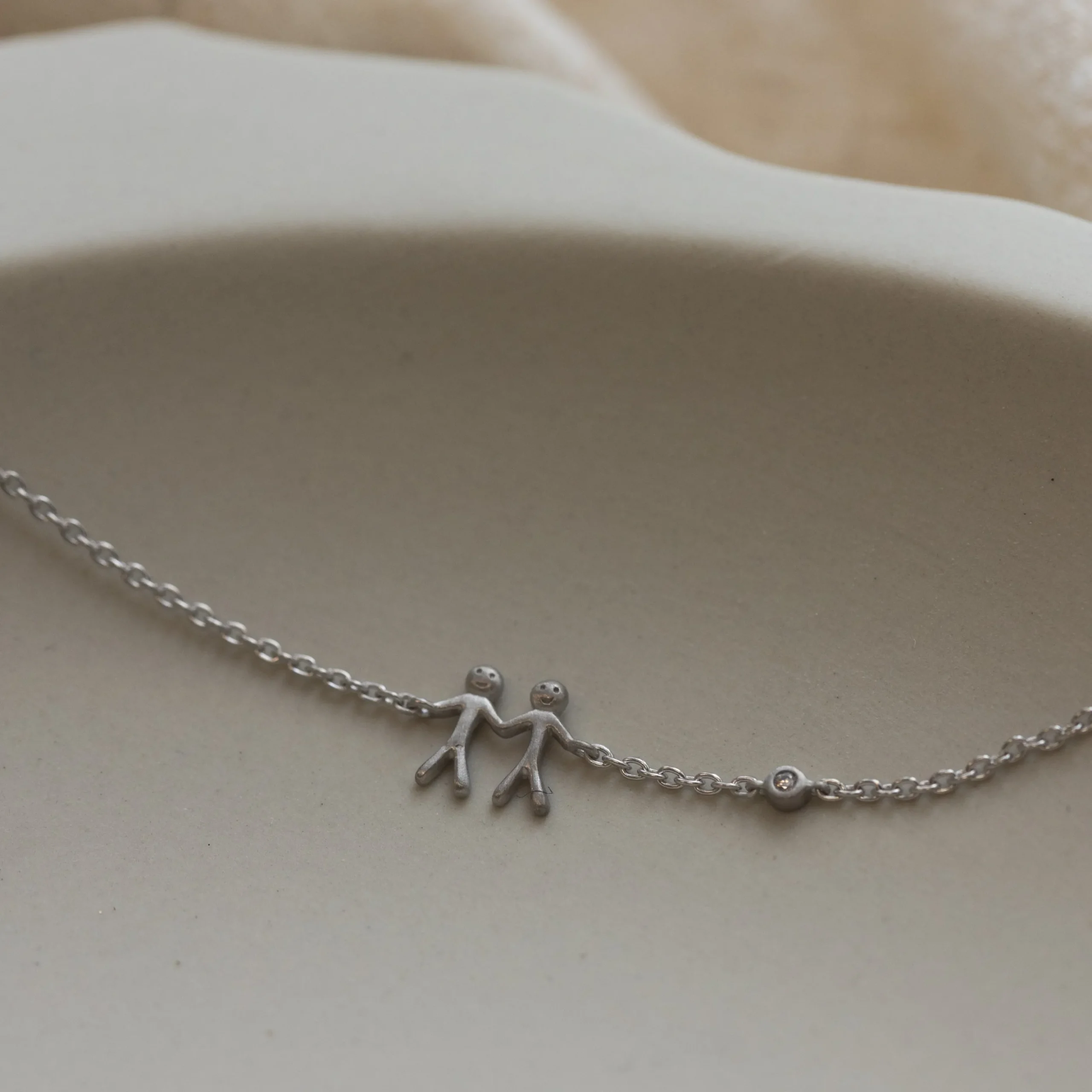 byBiehl® Danmark Sølvhalskæder<Together My Love halskæde