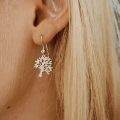 byBiehl® Danmark Sølvøreringe<Tree of Life øreringe