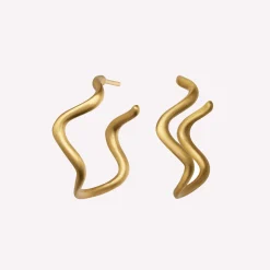 byBiehl® Danmark Guldøreringe|Hoops<Wave Hoops