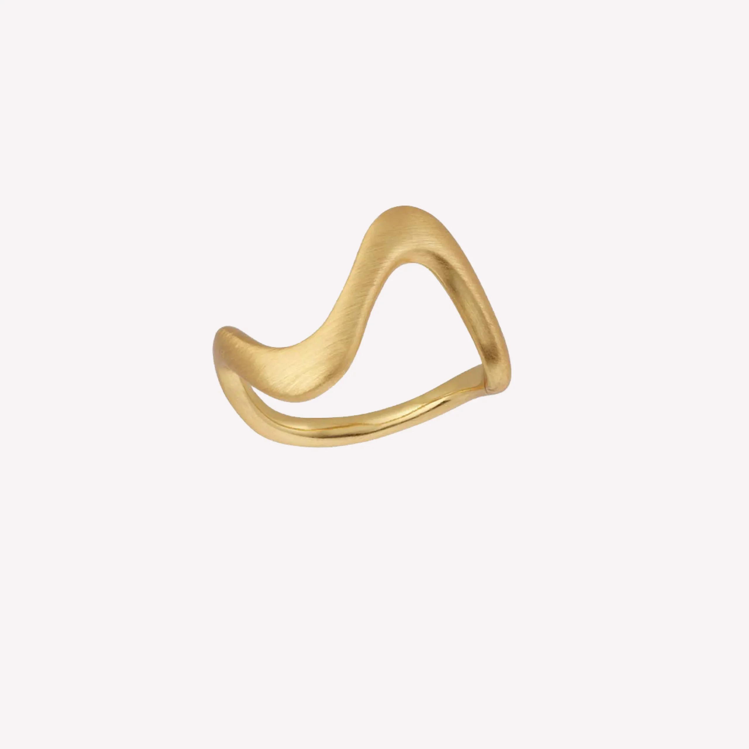byBiehl® Danmark Guldringe<Wave Large ring