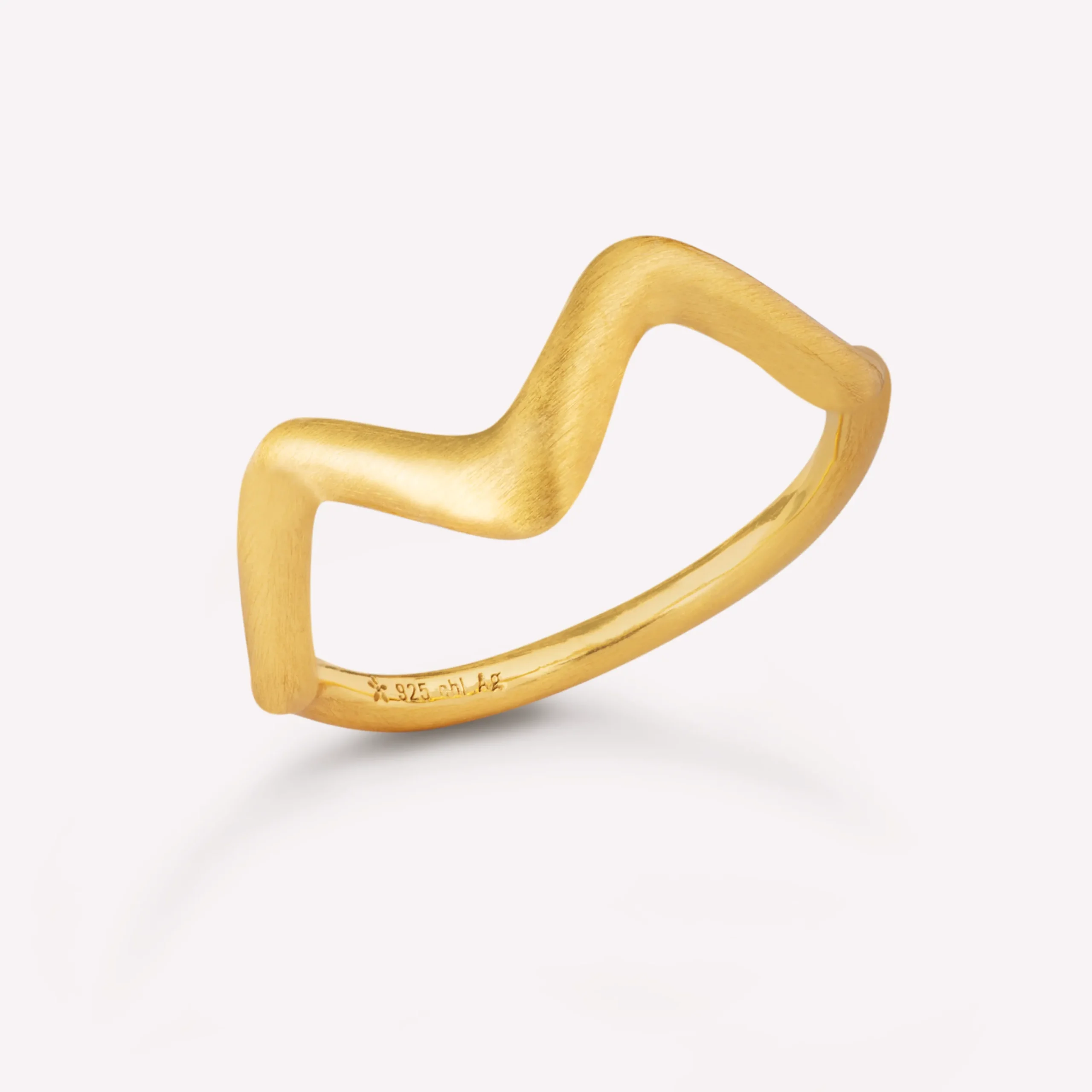 byBiehl® Danmark Guldringe<Wave Small ring