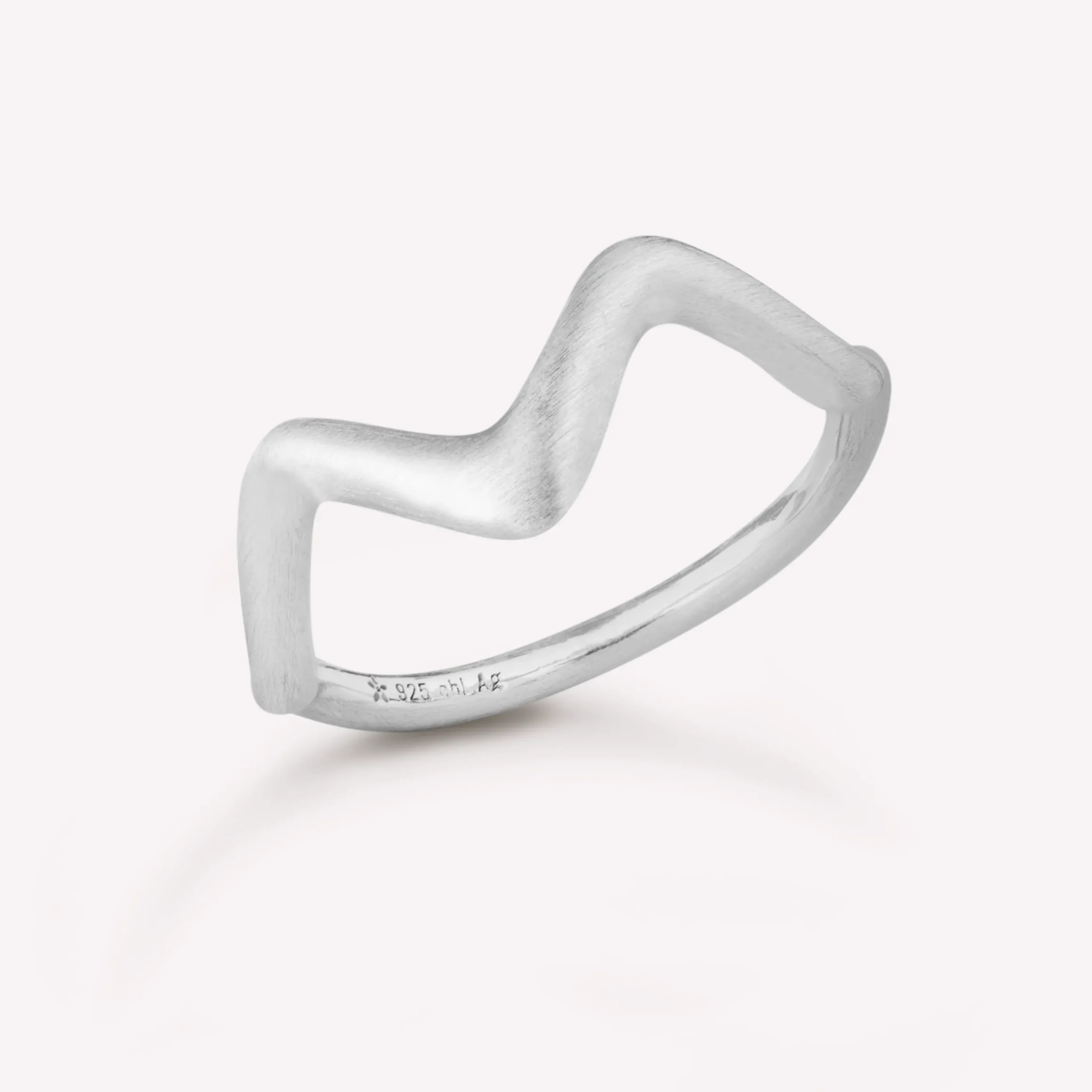 byBiehl® Danmark Sølvringe<Wave Small ring