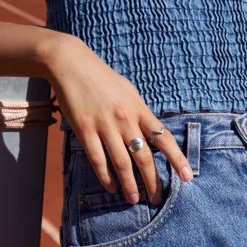 byBiehl® Danmark Sølvringe<Wave Small ring