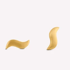 byBiehl® Danmark Guldøreringe|Ørestikker<Wave Studs
